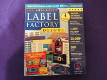 Label Factory Deluxe (Windows 95-XP) Contains software and manual only. Used.