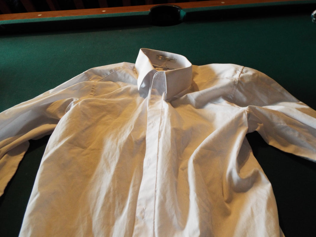 Mens white long sleeve Amanti slim fit shirt 15 1/2 34/35