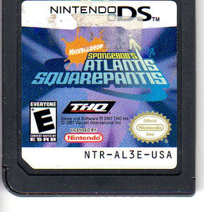 Nintendo DS:  SpongeBob's Atlantis Squarepantis (used in good condition - no instructions or box. Game Only)