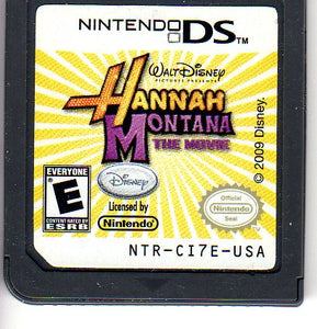Nintendo DS:  Hannah Montana The Movie (used in good condition - no instructions or box. Game Only).
