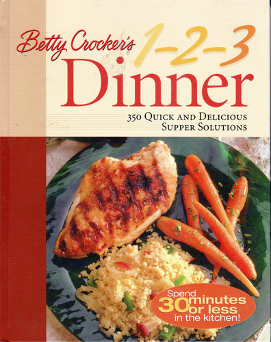 Betty Crocker's 1-2-3 Dinners (Used Collectable 7 Looks like new)