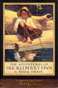 The Adventures of Huckleberry Finn by Mark Twain USED: (Highlighted, underlined and tabbed)