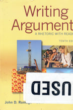 Writing Arguments - Tenth Edition (Used)
