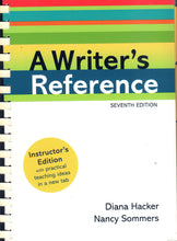 A Writer's Reference Seventh Edition (Used - Instructor's edition)